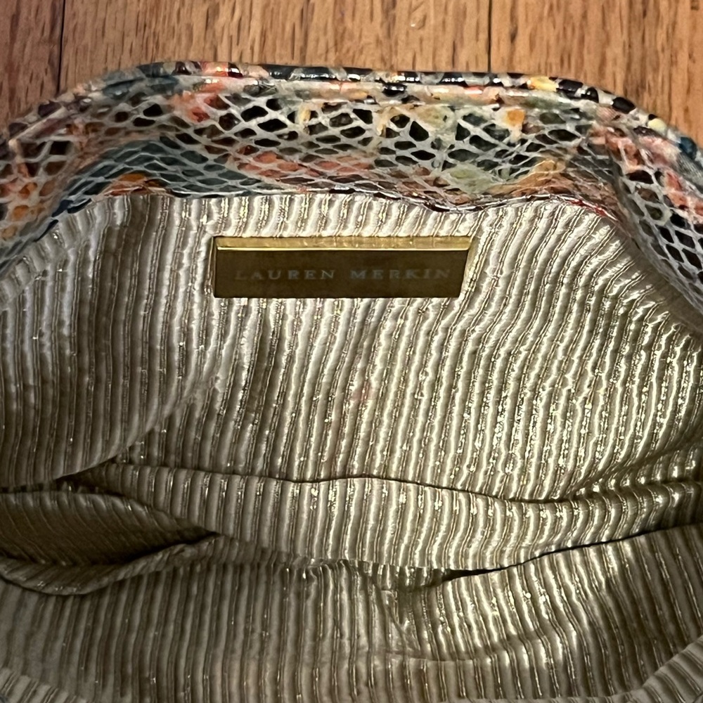 Lauren Merkin Colorful Python Small Clutch - Picture 5 of 7